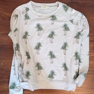 ATF All things fabulous Palm Tree Sweatshirt sz-M